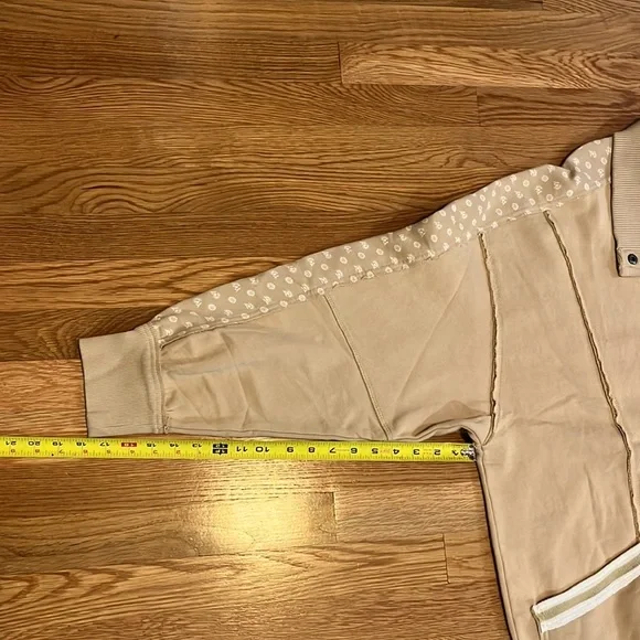 Free People Heritage Track Jacket Size Large NWT - Picture 13 of 13